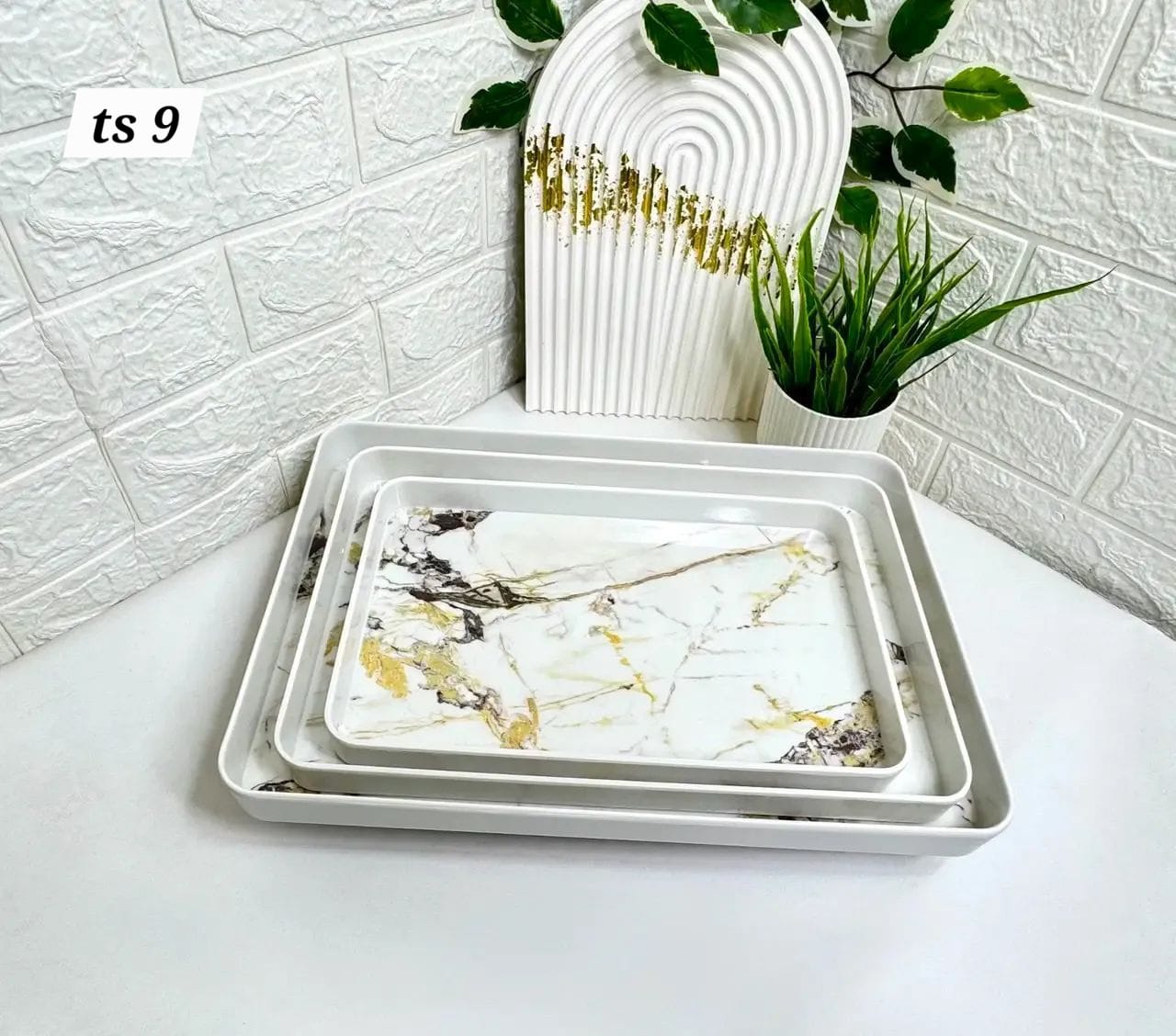 tray set 3 pcs
