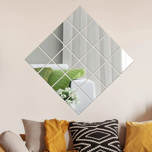 wall sticker mirror