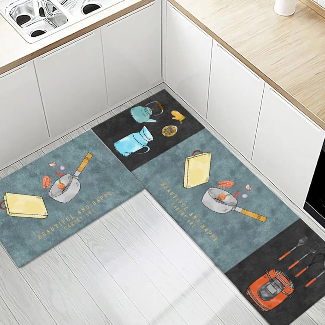 kitchen mat set
