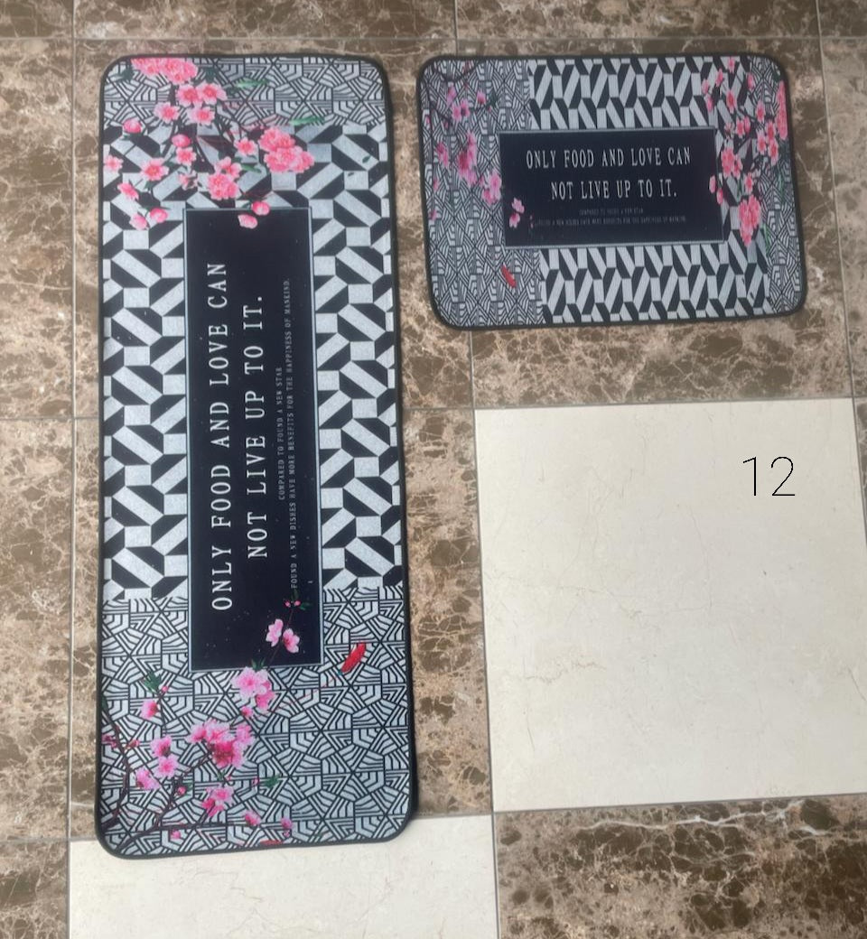 kitchen mat set