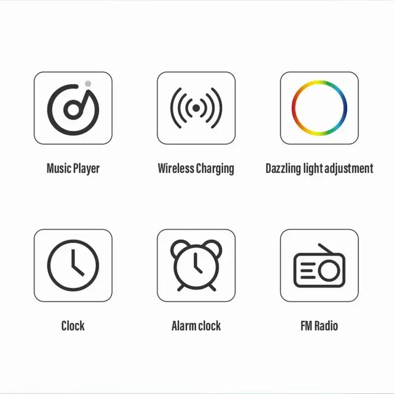 LED WIRELESS  CHARGING SPEAKER