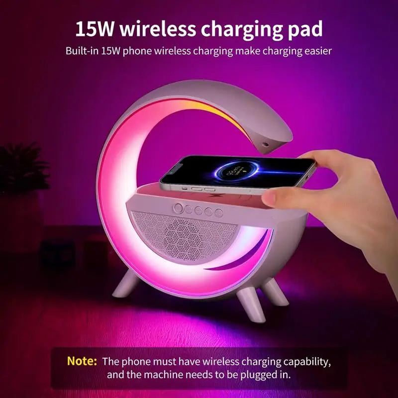 LED WIRELESS CHARGING SPEAKER